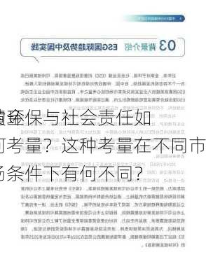 黄金
的环保与社会责任如何考量？这种考量在不同市场条件下有何不同？