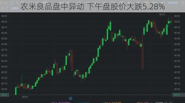 农米良品盘中异动 下午盘股价大跌5.28%