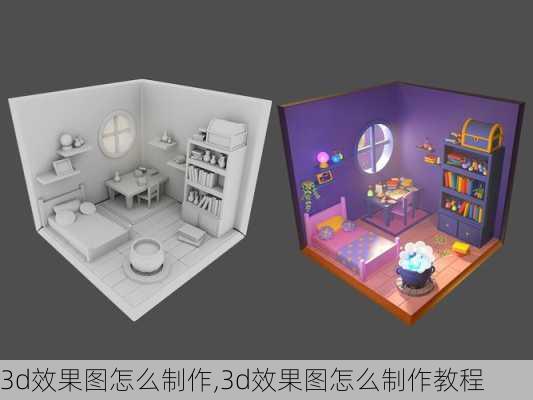 3d效果图怎么制作,3d效果图怎么制作教程