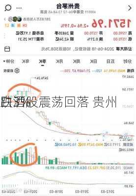 白酒股震荡回落 贵州
跌3%