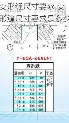 变形缝尺寸要求,变形缝尺寸要求是多少