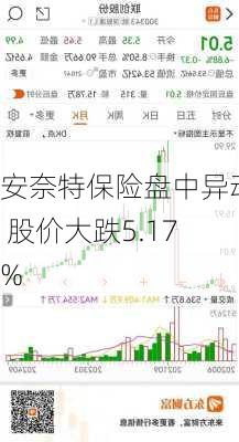 安奈特保险盘中异动 股价大跌5.17%