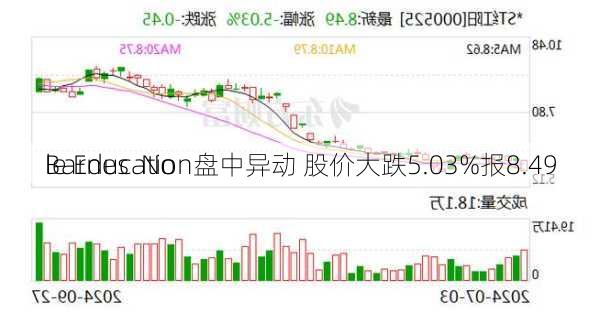 Barnes  No
le Education盘中异动 股价大跌5.03%报8.49
