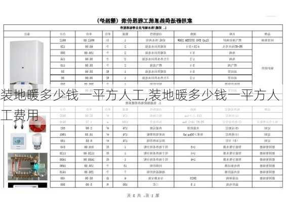 装地暖多少钱一平方人工,装地暖多少钱一平方人工费用