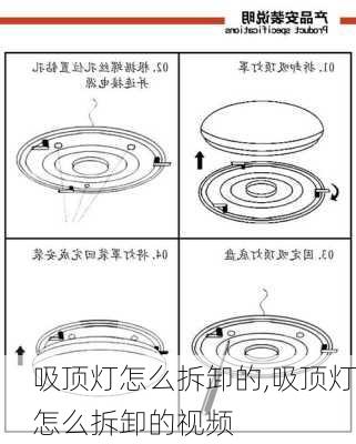 吸顶灯怎么拆卸的,吸顶灯怎么拆卸的视频