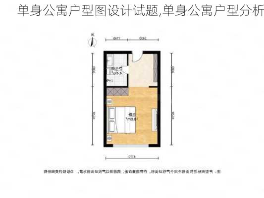 单身公寓户型图设计试题,单身公寓户型分析