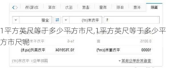 1平方英尺等于多少平方市尺,1平方英尺等于多少平方市尺呢