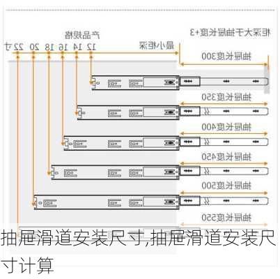 抽屉滑道安装尺寸,抽屉滑道安装尺寸计算