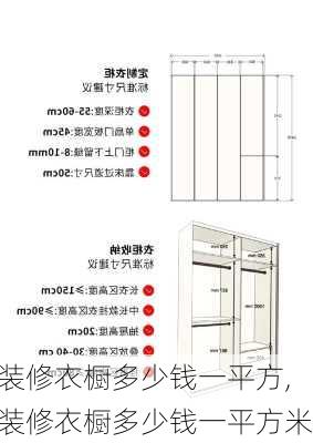 装修衣橱多少钱一平方,装修衣橱多少钱一平方米
