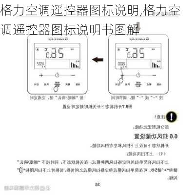 格力空调遥控器图标说明,格力空调遥控器图标说明书图解