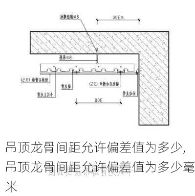 吊顶龙骨间距允许偏差值为多少,吊顶龙骨间距允许偏差值为多少毫米