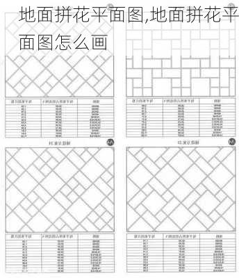 地面拼花平面图,地面拼花平面图怎么画