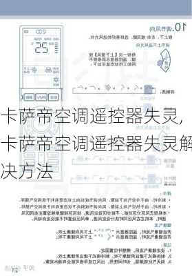 卡萨帝空调遥控器失灵,卡萨帝空调遥控器失灵解决方法