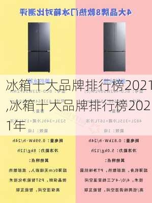 冰箱十大品牌排行榜2021,冰箱十大品牌排行榜2021年