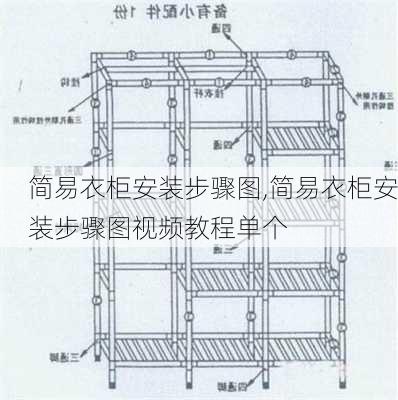 简易衣柜安装步骤图,简易衣柜安装步骤图视频教程单个