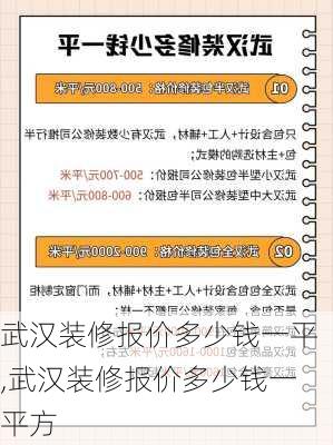 武汉装修报价多少钱一平,武汉装修报价多少钱一平方