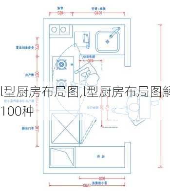 l型厨房布局图,l型厨房布局图解100种