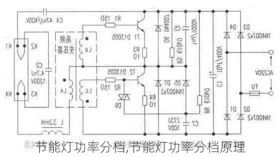 节能灯功率分档,节能灯功率分档原理