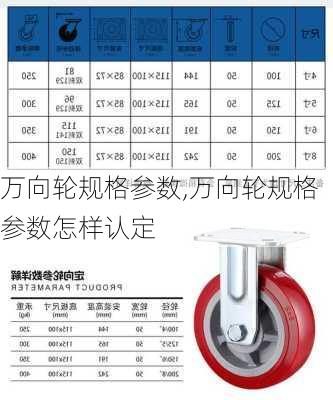 万向轮规格参数,万向轮规格参数怎样认定