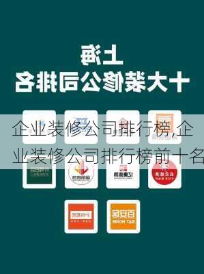 企业装修公司排行榜,企业装修公司排行榜前十名