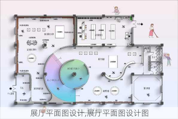 展厅平面图设计,展厅平面图设计图