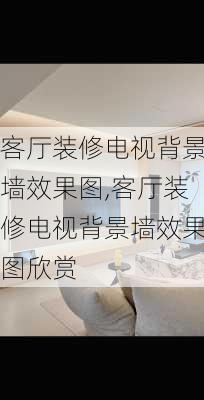 客厅装修电视背景墙效果图,客厅装修电视背景墙效果图欣赏