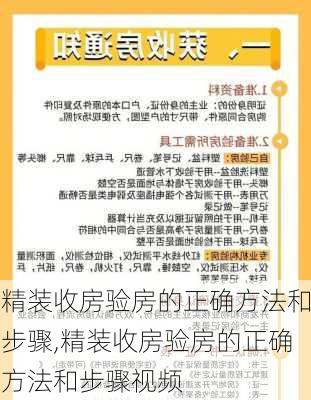 精装收房验房的正确方法和步骤,精装收房验房的正确方法和步骤视频