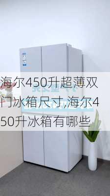 海尔450升超薄双门冰箱尺寸,海尔450升冰箱有哪些